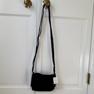Urban Outfitters Elegant Black Suede Crossbody Bag